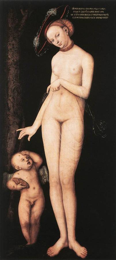 Cranach Lucas il Vecchio - Venus  et Cupidon 2.jpg